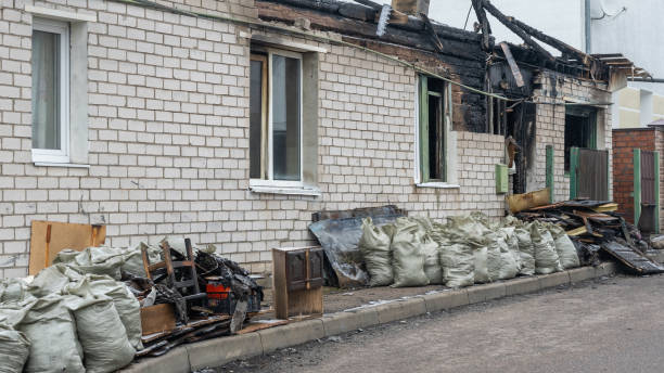 Professional Emergency Fire Cleanup technician working in Northfield, OH